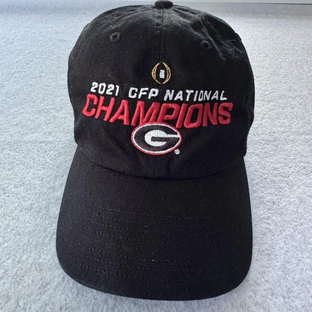 Georgia Bulldogs Hat Strap Back Mens One Size NCAA Football 47 Brand 2021 Champs